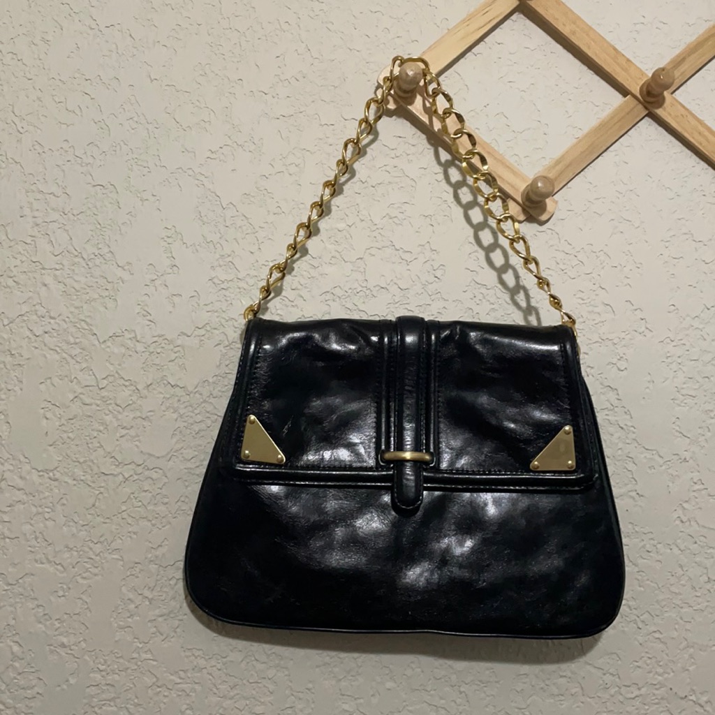 Kate Landry Vintage Style Baguette Gold Hardware
